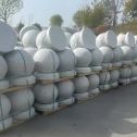 济宁 白麻花岗岩石材圆球，石球，挡车球，隔离球，景观石球，风水球等