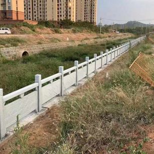 济宁 白麻河道栏杆效果展示图