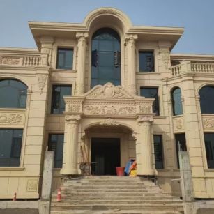 济宁 黄金麻花岗岩别墅外墙干挂