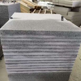 济宁 芝麻白5公分火烧地铺成品，900*400，规格可定制