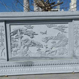 济宁 芝麻白大型照壁，屏风，影壁