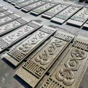 济宁 黄金麻花岗岩外墙雕刻板