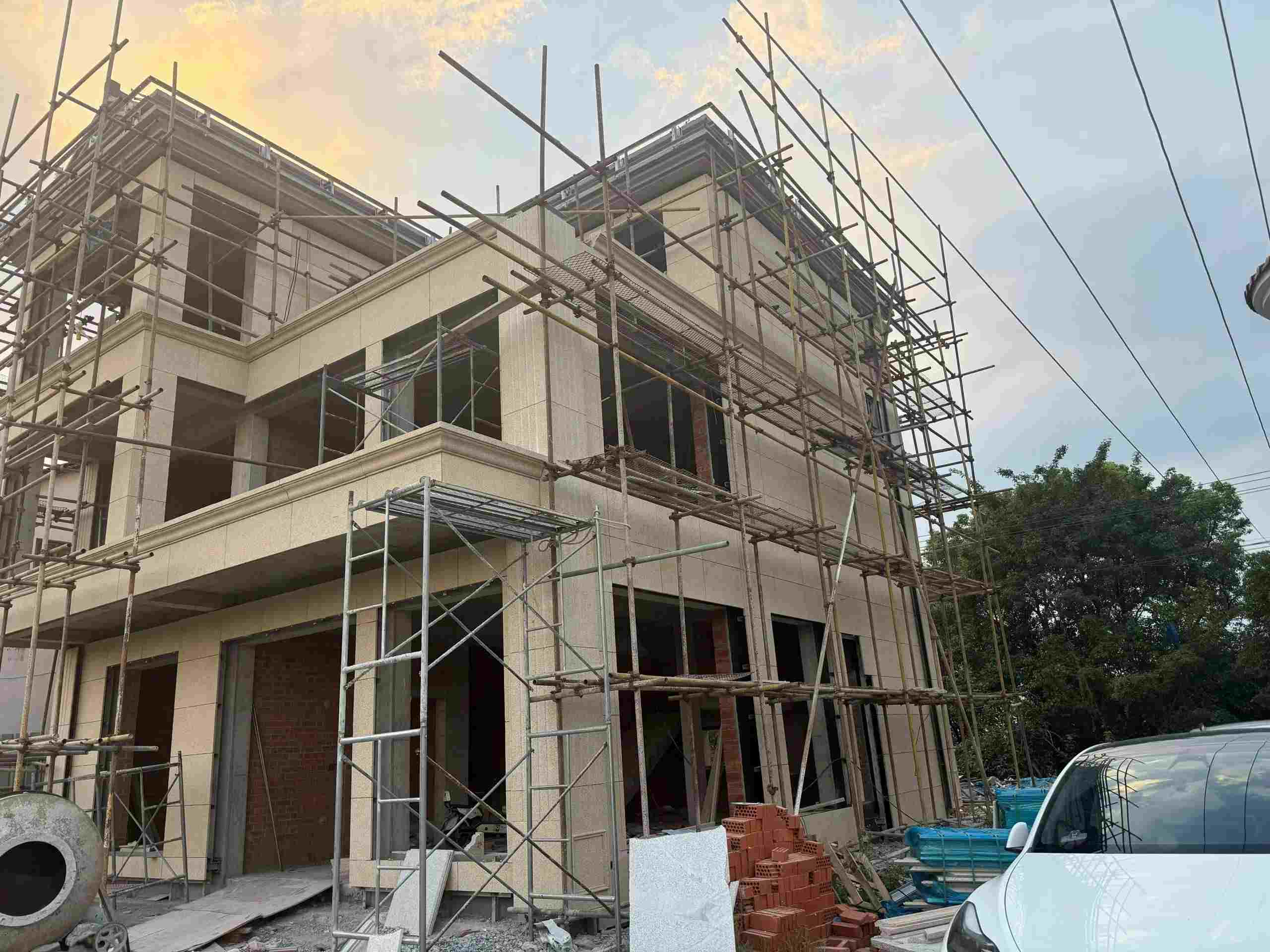 济宁 黄金麻荔枝面花岗岩外墙干挂