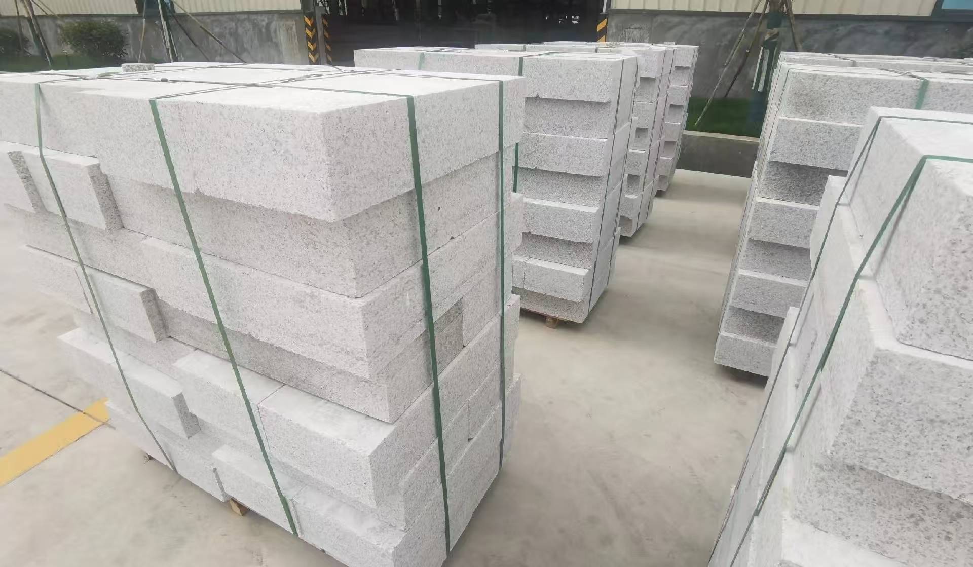 济宁 白麻花岗岩路沿石，立缘石，平缘石，路牙石，道牙石，马路牙子等