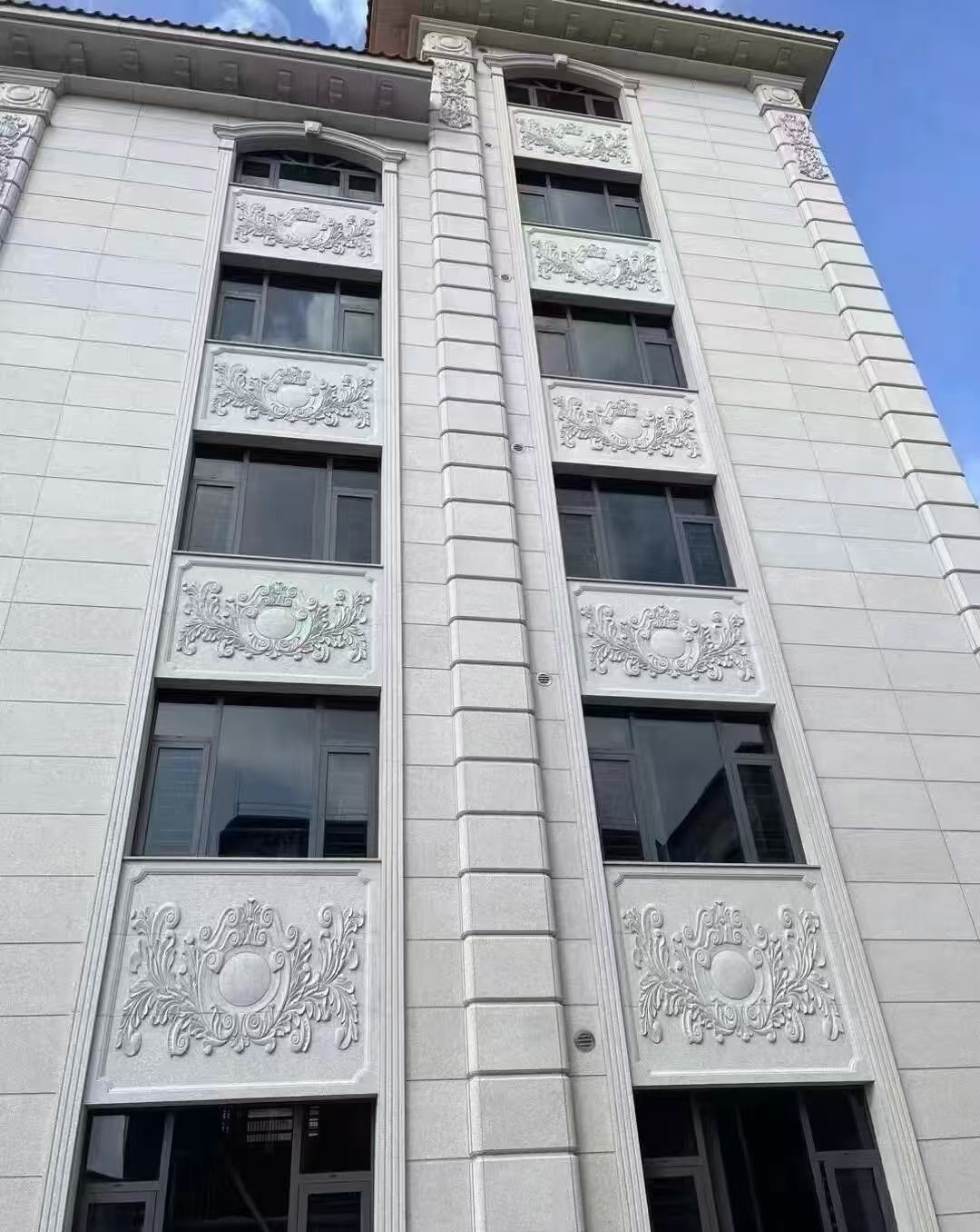 济宁 白麻荔枝面花岗岩别墅外墙干挂