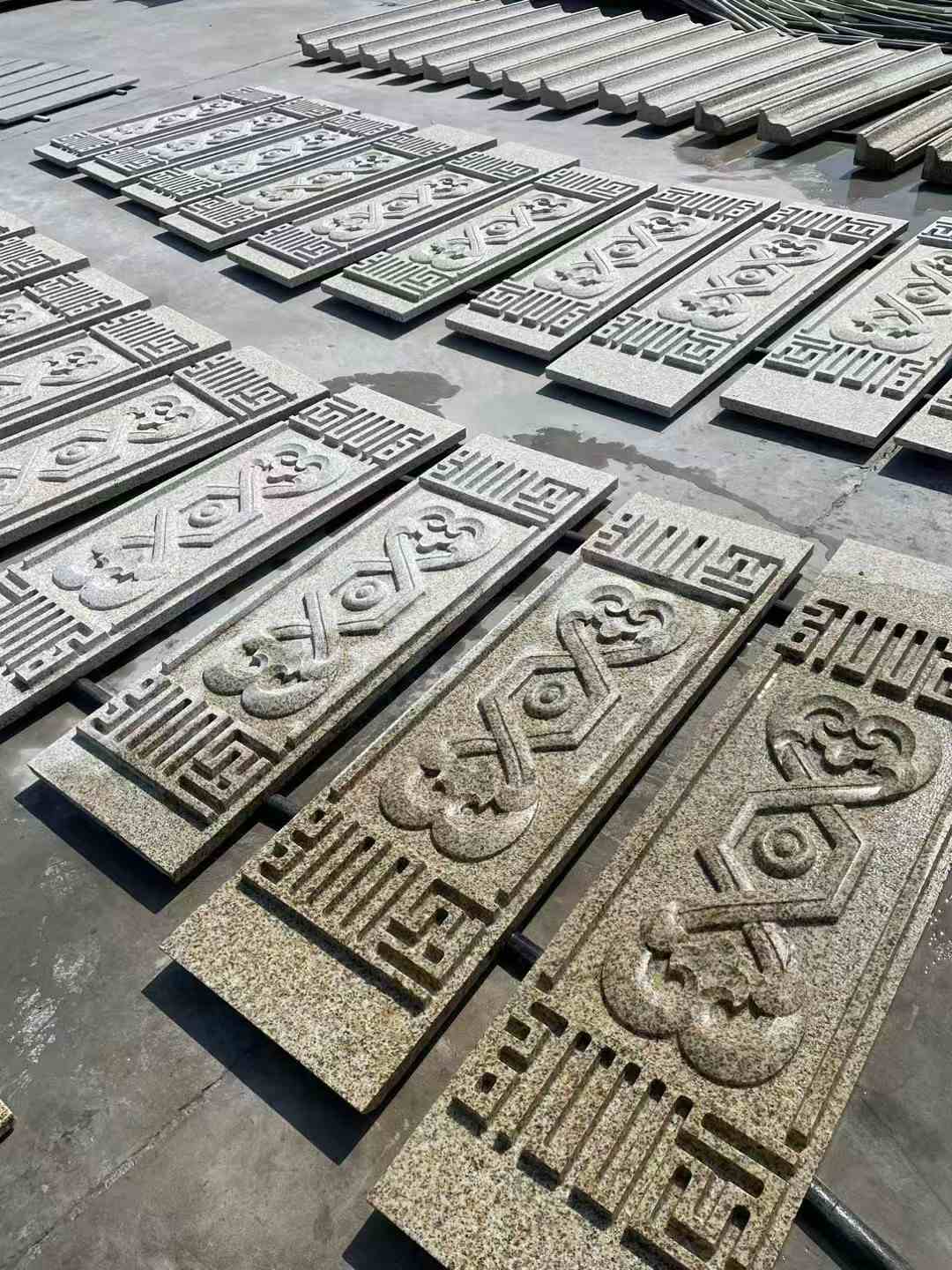 济宁 黄金麻花岗岩外墙雕刻板