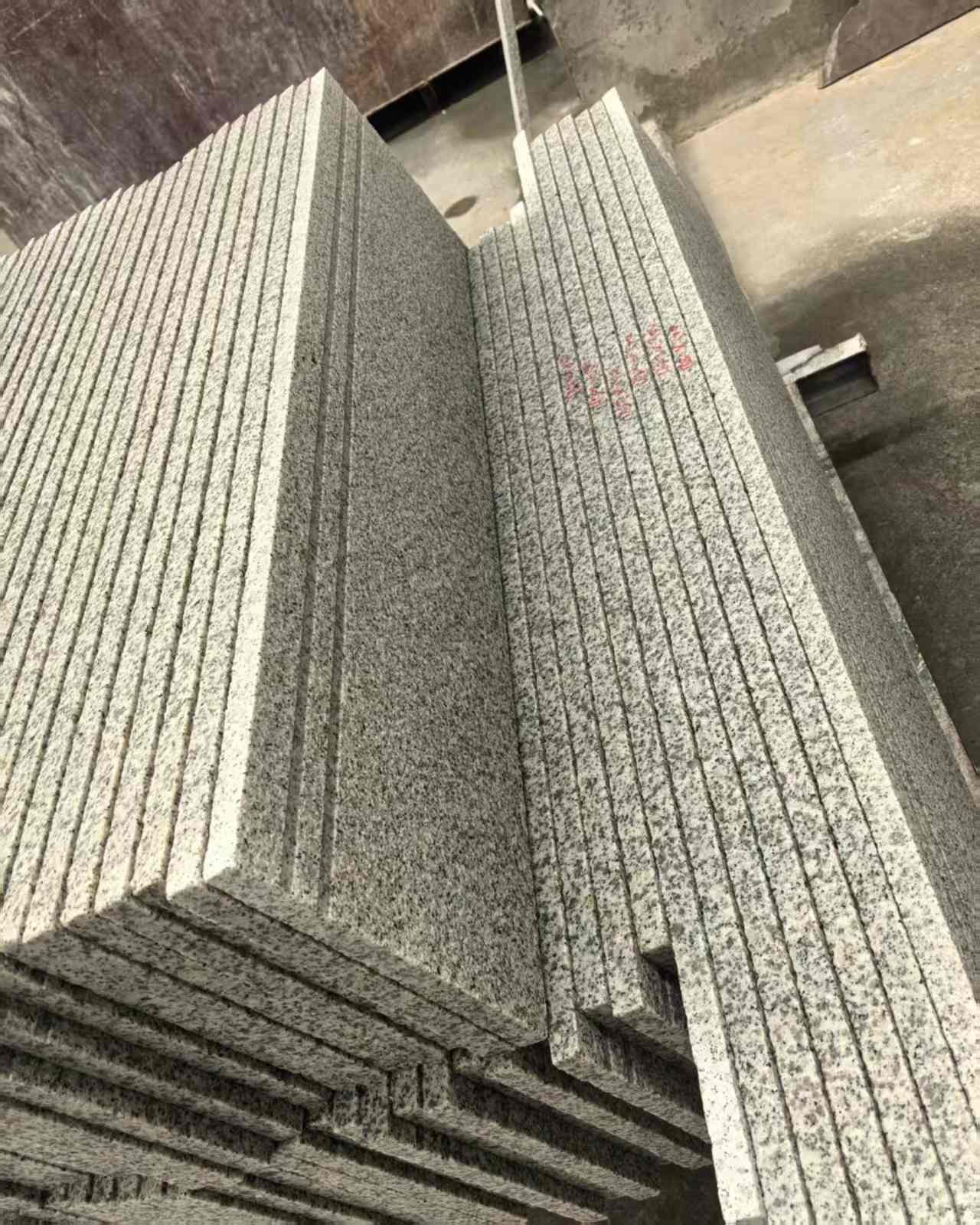 济宁 白麻荔枝面花岗岩楼梯踏步